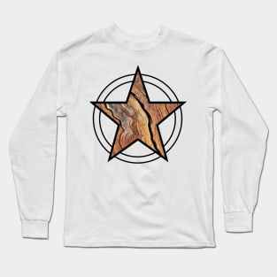 Wooden Pentacle Long Sleeve T-Shirt